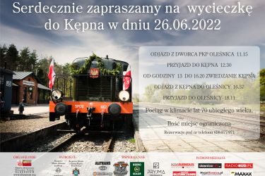 Na oleśnickiej stacji PKP znowu stanie pociąg z przeszłości